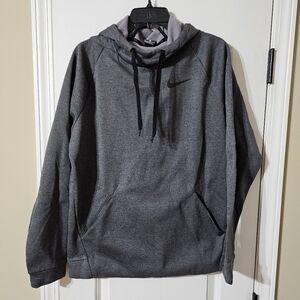 Nike Drifit  Charcoal Gray Pullover Hoodie